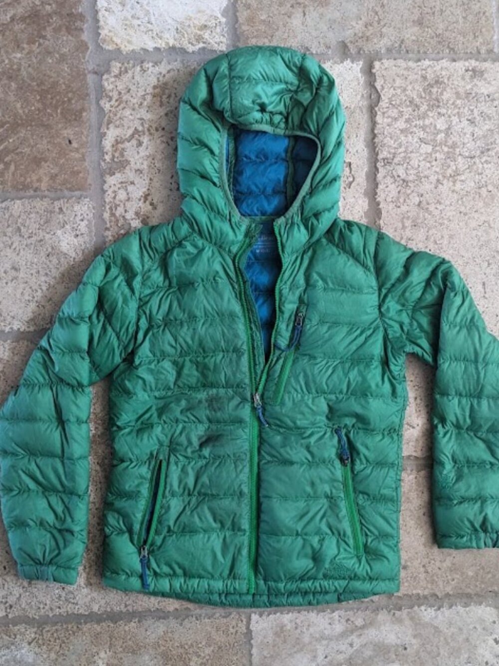 L.L. BEAN GREEN PUFFER JACKET SIZE M (10-12)